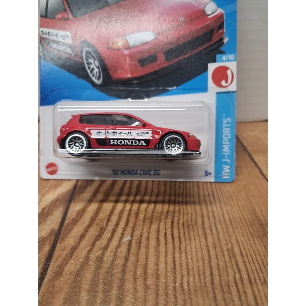 HOT WHEELS 2024 '92 HONDA CIVIC EG RED 95/250 HTC43 HW J-IMPORTS ASADA DESIGN